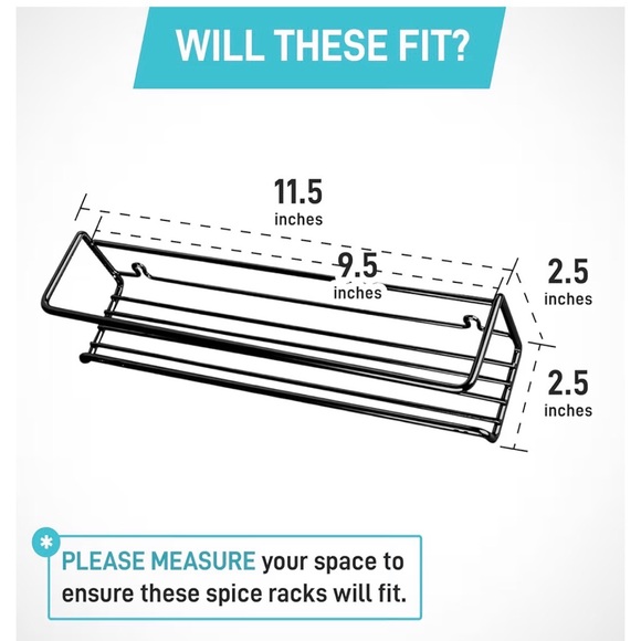 NEW — Black Spice Rack Organizer by Ultimate Hostess - Picture 5 of 7